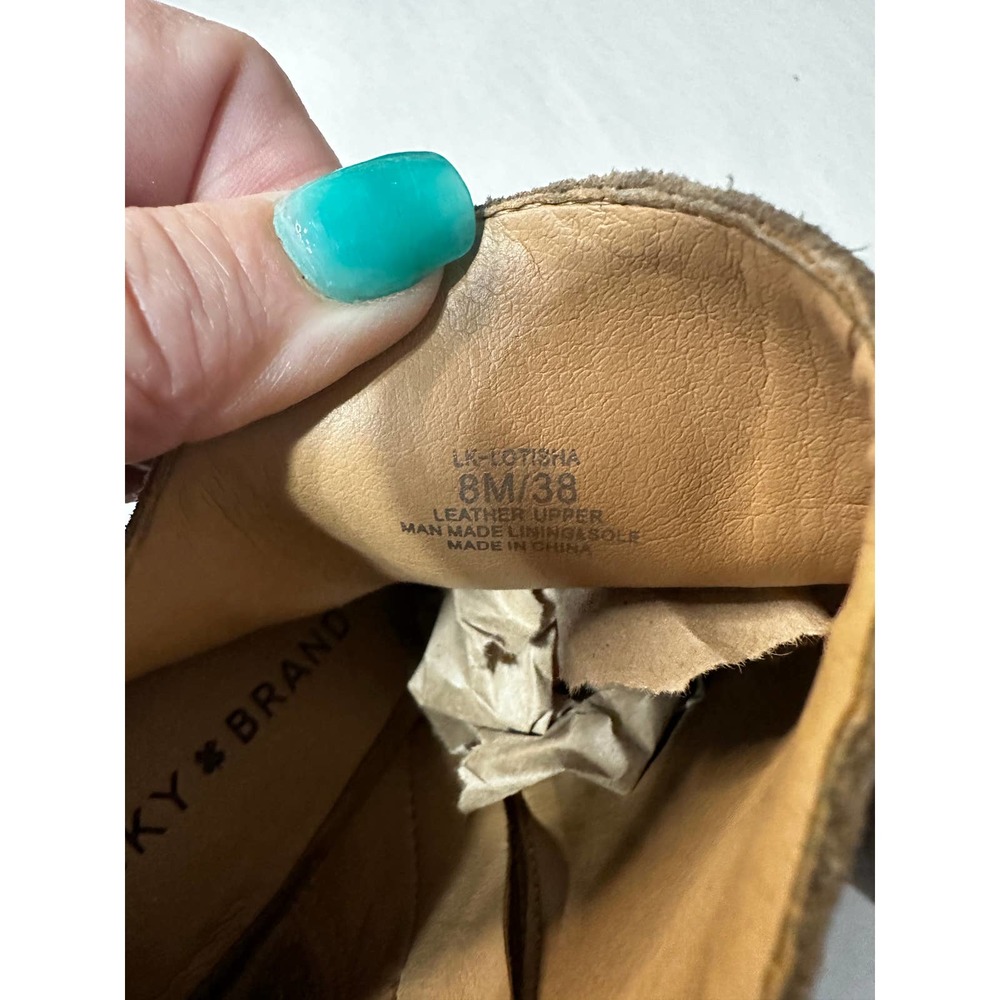 Lucky Brand Lotisha Zip Bootie Size 8M - Picture 8 of 8